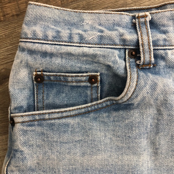 Bill Blass Vintage Jean Shorts size 10 - Picture 4 of 8